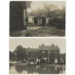 Walsham - le - Willows, flood Aug 26 1912 R/P's   (2)