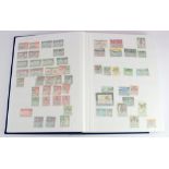 Large blue stockbook of early QE2 mint & used British Cw, some high values, good spread of