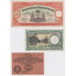 British West Africa (3), 1 Shilling dated 30th November 1918, serial K/4 368263 (TBB B105a,