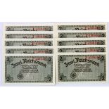 Germany 2 Reichsmark (10) issued 1940 - 1945, used in German Occupied Territories during WW2, a