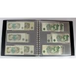 Fforde 1 Pound (298), a collection of Series C Portrait notes in 2 x Lindner albums, (B301, B303,