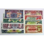 British Armed Forces (8), a full set of 2nd series notes from 3 Pence to 5 Pounds issued 1948 (