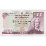 Scotland, Royal Bank of Scotland 100 Pounds dated 30th March 1999, signed G.R. Mathewson, serial A/2