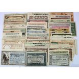 Germany Grossgeld (50) issued 1923, a group of Hyper inflation notes, all different, mixed grades