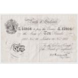 Peppiatt 10 Pounds dated 16th November 1937, serial K/196 43916, London issue (B242, Pick336a)