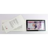 Jersey 100 Pounds issued 2012, commemorative issue Queen Elizabeth II Diamond Jubilee in