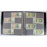 Page 1 Pound (325), issued 1978 a collection of Series D Pictorial notes in 2 x Lindner albums,