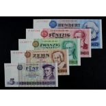 Germany, Democratic Republic (5), a set of REPLACEMENT notes comprising 100 Mark dated 1975 serial