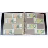 Page 1 Pound (260), issued 1978 a collection of Series D Pictorial notes in 2 x Lindner albums,