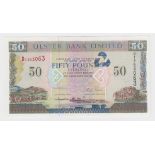 Northern Ireland, Ulster Bank Limited 50 Pounds dated 1st January 1997, signed R.D. Kells, serial