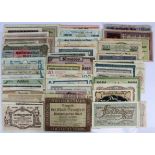 Germany Grossgeld (50) issued 1923, a group of Hyper inflation notes, all different, mixed grades