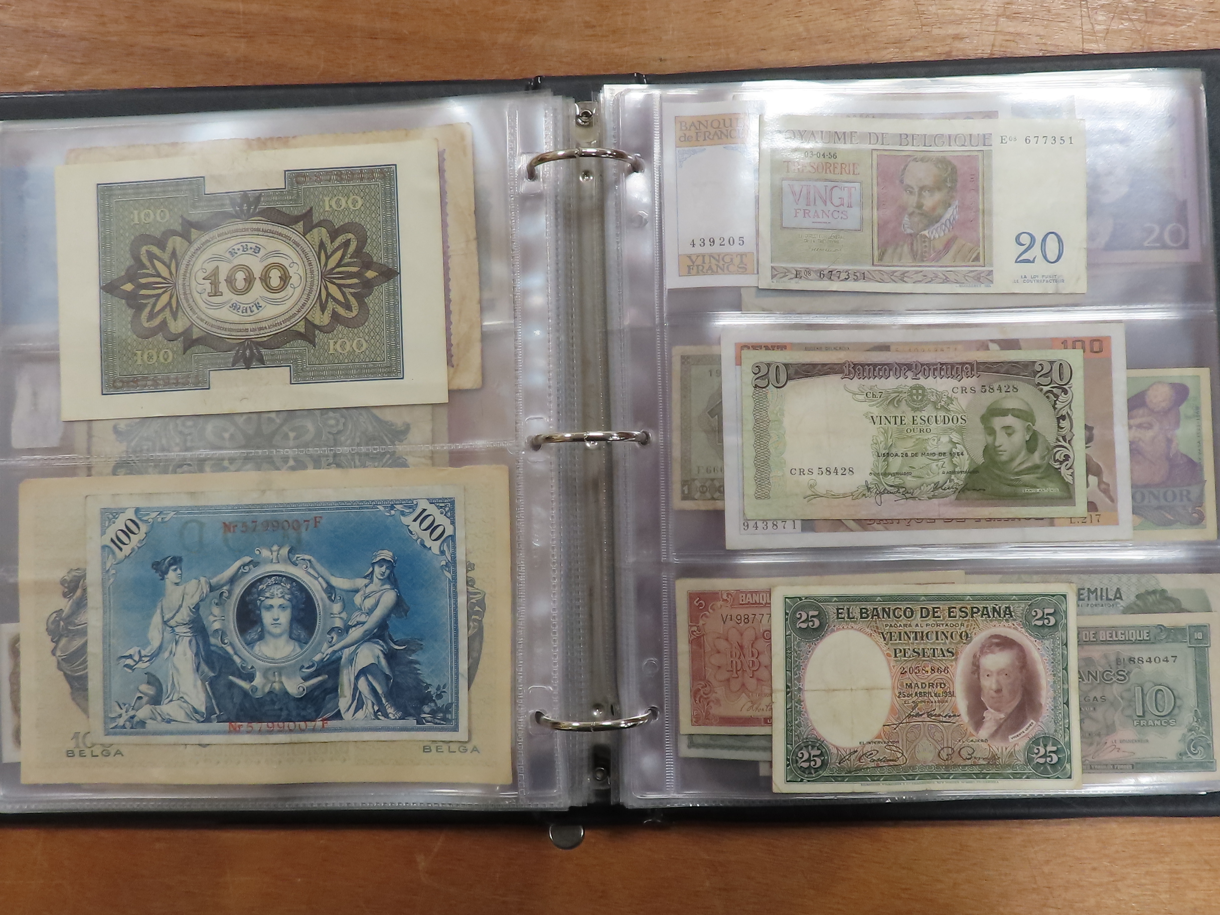 World (125), a collection in album including Syria 5 Piastres dated 1919, King George VI - Image 22 of 41