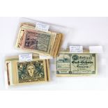 Austrian Notgeld issues (300), 1920's small size emergency private issues from Austrian towns/cities