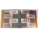 Fforde 10 Shillings (172), a collection of 10 Shillings signed Fforde issued 1967, in Lindner album,