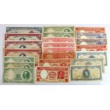 Chile (48), a good group including 5000 Pesos issued 1947 - 1959, 10 Pesos issued 1937, 20 Pesos