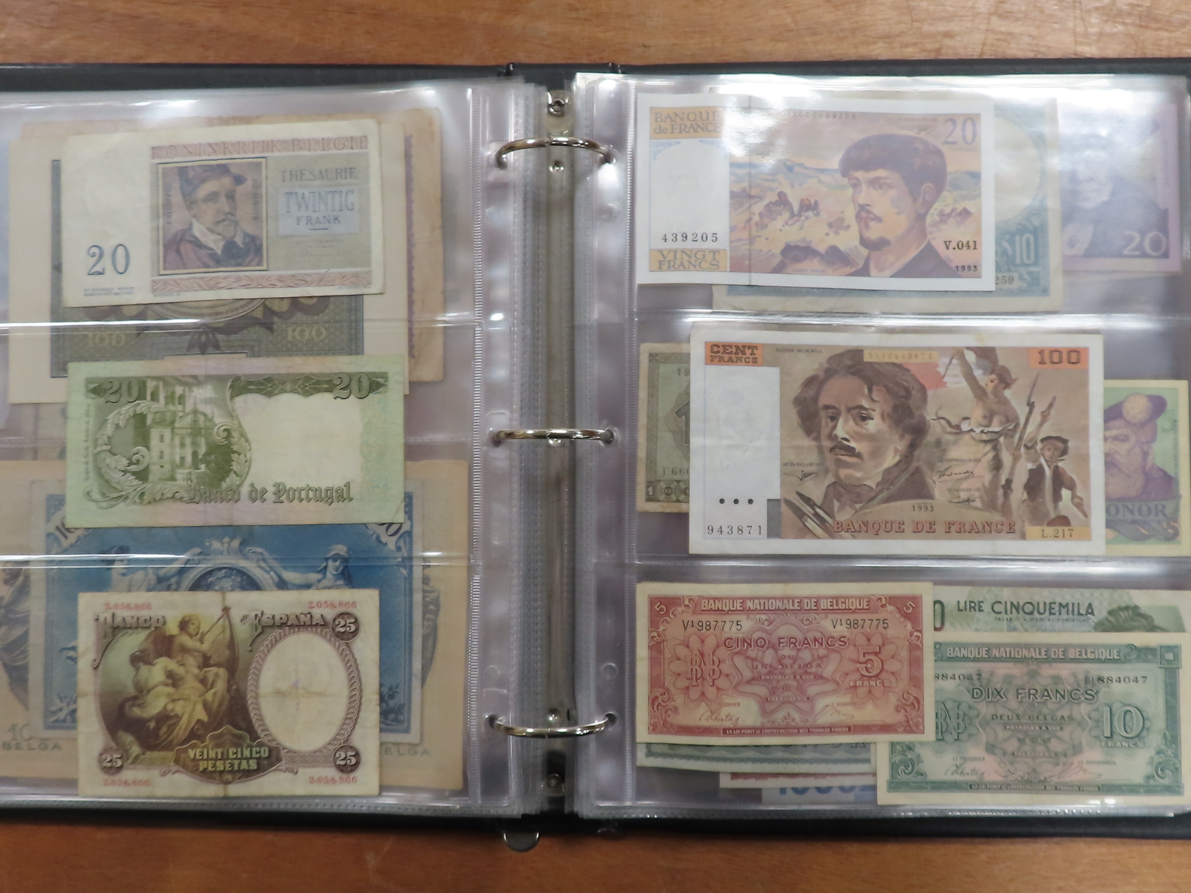 World (125), a collection in album including Syria 5 Piastres dated 1919, King George VI - Image 21 of 41