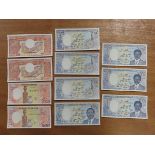 Africa (11), a high grade group comprising Gabon 1000 Francs (3) dated 1990 and 500 Francs dated