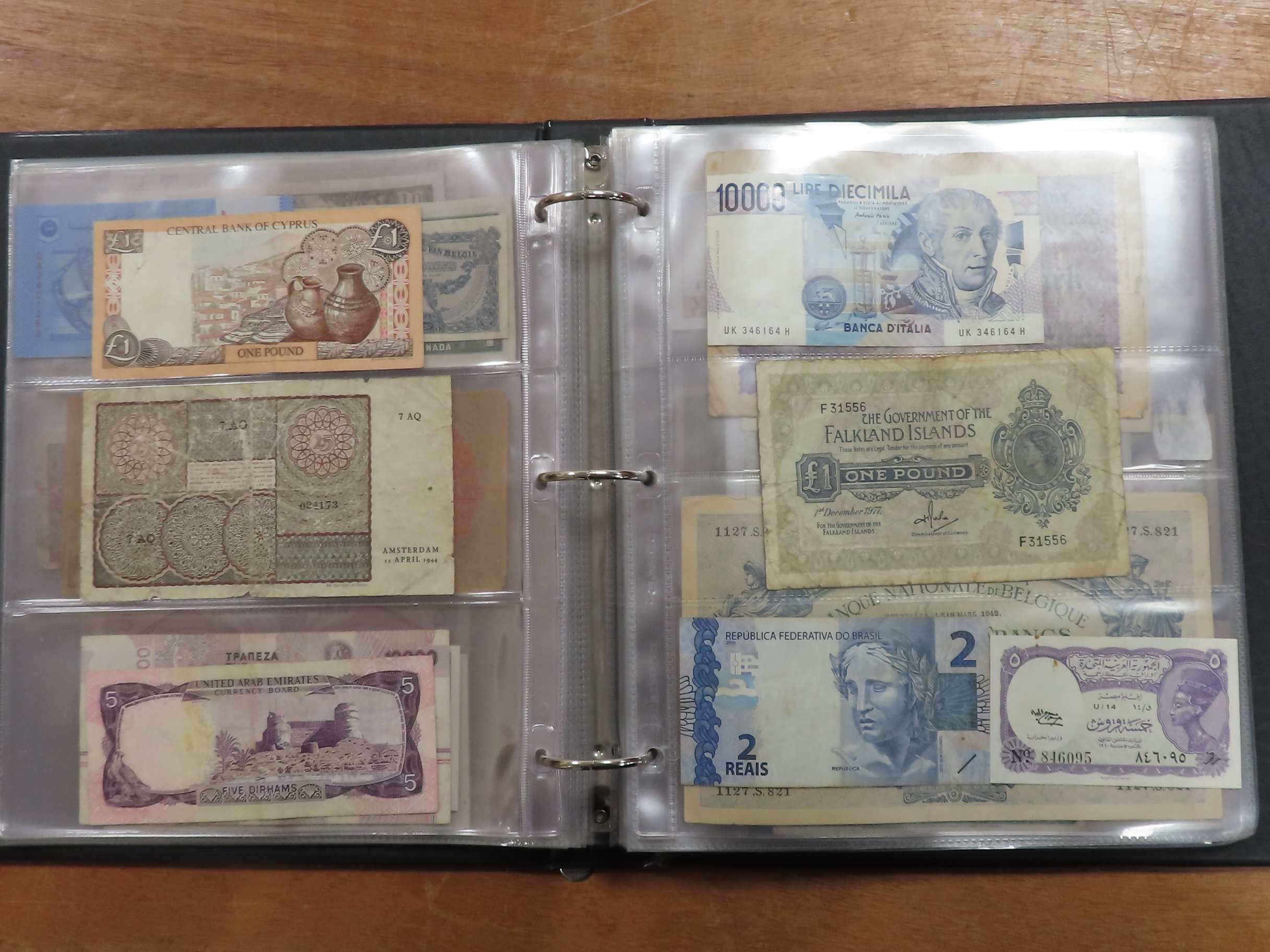 World (125), a collection in album including Syria 5 Piastres dated 1919, King George VI - Image 25 of 41