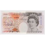 Kentfield 10 Pounds issued 1992, rare FIRST RUN REPLACEMENT note 'M01' prefix, serial M01 802332 (