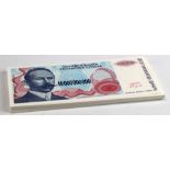 Bosnia-Herzegovina 10,000,000,000 Dinara (50) dated 1993, fully prepared but never issued, without