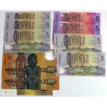 Australia (10), an Uncirculated group comprising 10 Dollars (2) issued 1988, Commemorative polymer