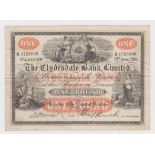 Scotland, Clydesdale Bank 1 Pound dated 19th April 1916, very early date, printed signature Duncan