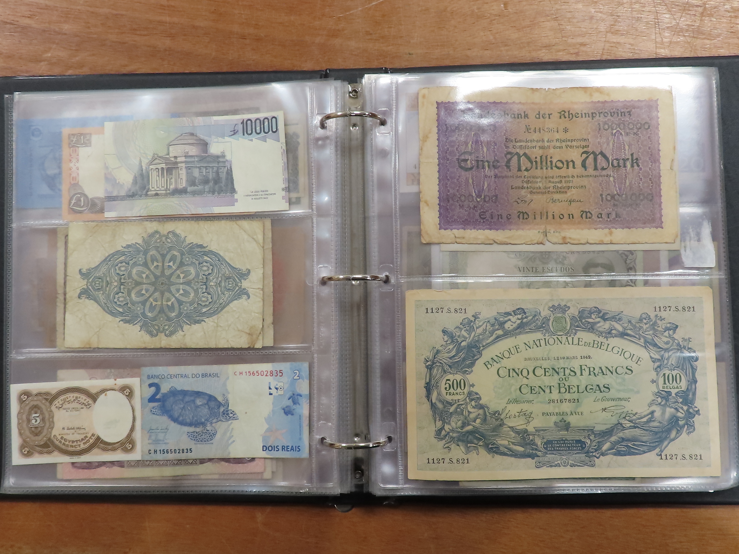World (125), a collection in album including Syria 5 Piastres dated 1919, King George VI - Image 24 of 41