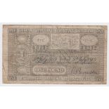 Ireland, Belfast Banking Company Limited 1 Pound dated 9th July 1889, hand signed R.S. Ferguson,