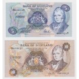 Scotland, Bank of Scotland (2) LOW serial numbers, 10 Pounds dated 7th May 1992, signed Pattullo &