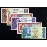 South Africa (5), a good group of REPLACEMENT notes, 1 Rand issued 1967 serial Z/17 534865 (TBB