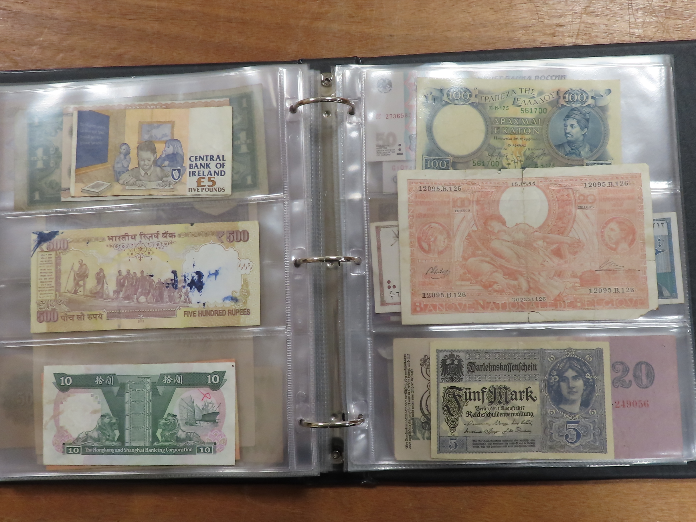 World (125), a collection in album including Syria 5 Piastres dated 1919, King George VI - Image 9 of 41
