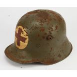WW1 Imperial German M17 Medics Stahlhelm Helmet.