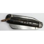 Boer War era Army pocket knife, owner stamped '16662 RGA'. Blade marked 'Clarke&Son Sheffield'