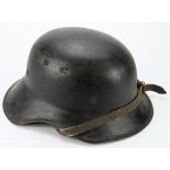 German Nazi Luftschutz Helmet, one piece gladiator pattern