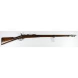 Albini Braendlin Rifle 1867, adopted by Belgium and perfected by the English. Many stampings and