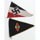 German Nazi Car pennants Hitler youth (2)