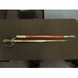 Indian Army Officers sword complete with scabbard