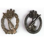 German WW2 Infantry Assault badge and Flak badge