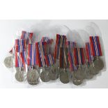 WW2 War Medals with ribbons. (20)