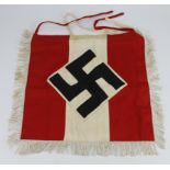 German Hitler Youth Trumpet Banner, vendor states lot from film Jo Jo Rabbit