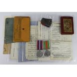 WW2 group medals documents to 824192 Gnr John Barrett Royal Artillery enlisted Nov 1932 discharged