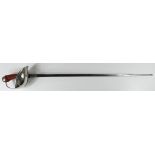 British 1908 pattern Cavalry Sword, no scabbard, by Wilkinson, NATO issue, numbered '12345 WS 93