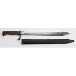 Bayonet German WW1 butchers 98-05 pat saw back removed bayonet official modification in 1917.