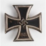 German Nazi Iron Cross 1st Class, maker marked '20'.