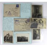 WW2 casualty photos, letters, etc., to 5888406 Pte Harold Thomas Pentelow 2nd Bn Northamptonshire
