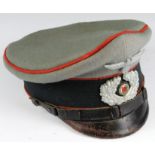 German Nazi Artillery NCO's peaked cap, light mothing noted