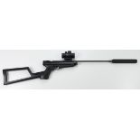 Air Rifle - Crossman Airguns NY. SN: 914807172, with Hawke sight Red Dot 30. Custom Stock 1399. Sold