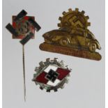 German Labour & VW Factory type badges (3x types)