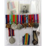 WW2 medals mounted as worn - 1939-45 Star, Burma Star, War Medal. War Medal. 1939-45 Star, Defence &