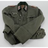 German Nazi Artillery Officers Tunic, with insignia